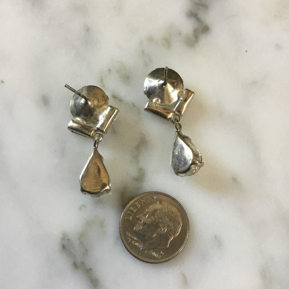 Vintage Crystal Earrings - Picture 4 of 4